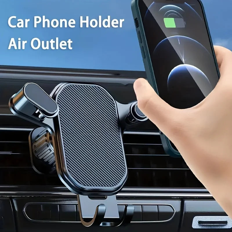Car Phone Holder Air Vent Clip Mount , GPS Support For 4.7-6.7 Inch Mobile Devices