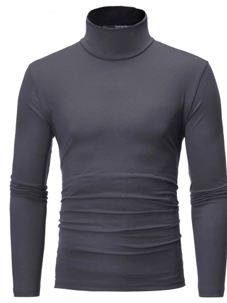 Thermal Underwear Shirt Men V Neck Fleece Sport Tops Long-Sleeved 5XL