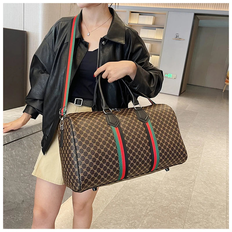 Women Bag Travel Duffle Totes, Gym, Sports Fitness, Luxury, Business, Large Capacity Casual Luggage Weekend Bag.