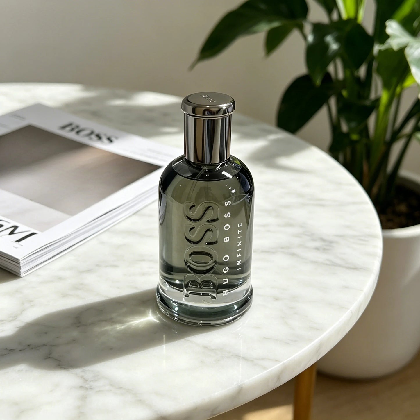Hugo Boss Bottled Woody Amberry Men Cologne, Long-Lasting Fragrance with Leather Orris Notes Perfect Gift.