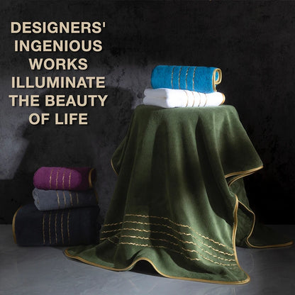 8pcs Luxury Hotel High Quality Cotton Bath Towel Set, Quick-Drying Set.