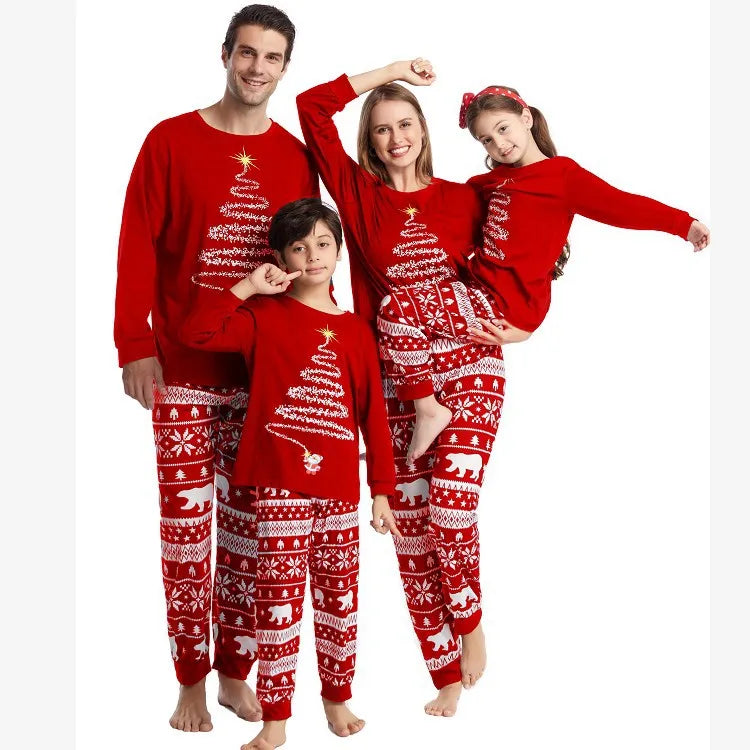 Christmas Look Pajamas Set Mom, Dad, Kids Matching Pajamas Set