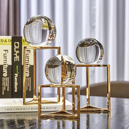 Crystal Ball Decoration  Living Room Wine Cabinet  Decoration