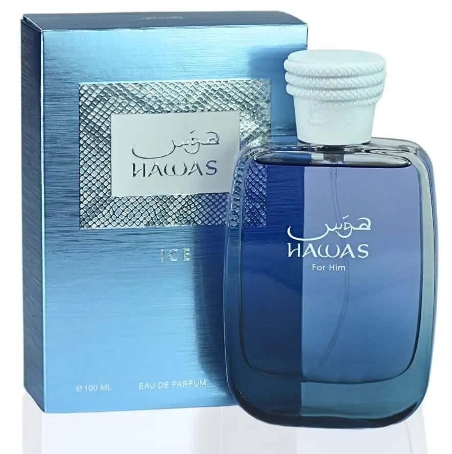 RASASI Hawas Men Ice Eau De Parfum 100ml (3.4oz) - Fragrance for Men