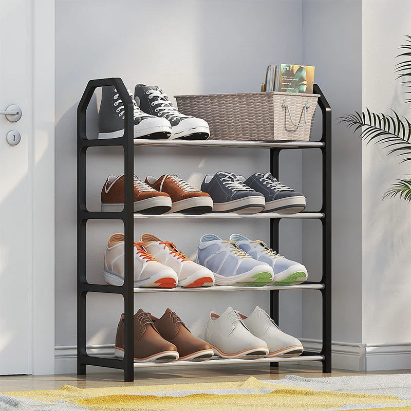 Simple Fashion Shoe Rack Trapezoidal Shoes Organizer  4-Layer