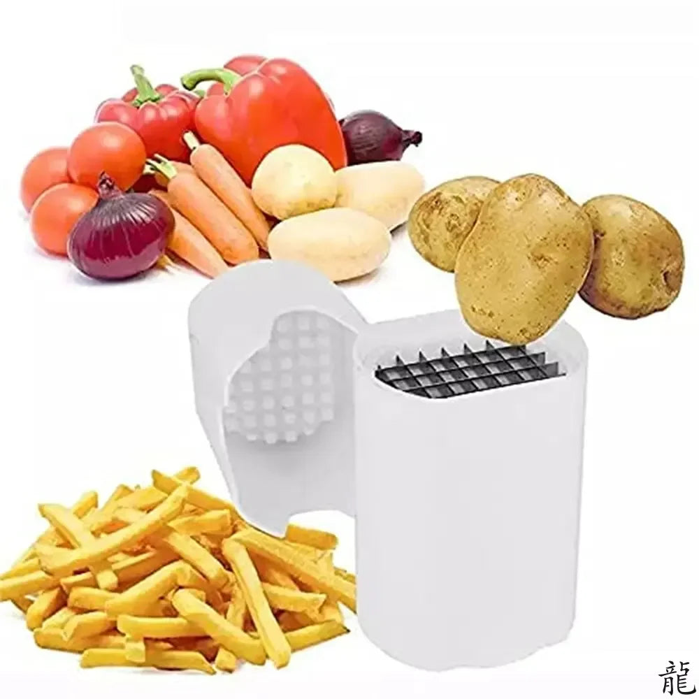 1PCS French Fry Cutter Natural Cut Rapid Slicer, Vegetable, Potato Tool Food Veggie Dicer.
