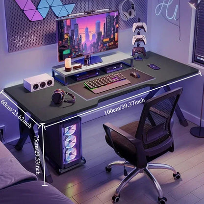 Computer Desk Ergonomic Gaming Table, Double Player
