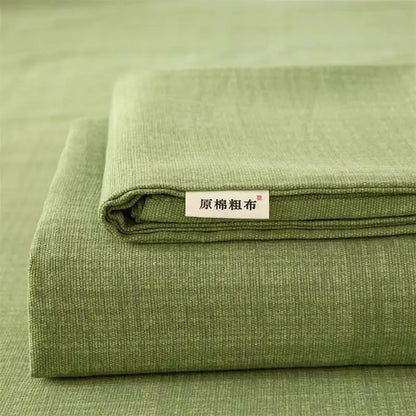 Old Coarse Cloth Bed Sheet Single Piece Cool Dormitory Cotton Linen