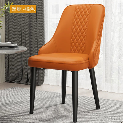 Cushion Beautiful Dining Chairs, Modern Metal Ergonomic  Unique  Home Decoration