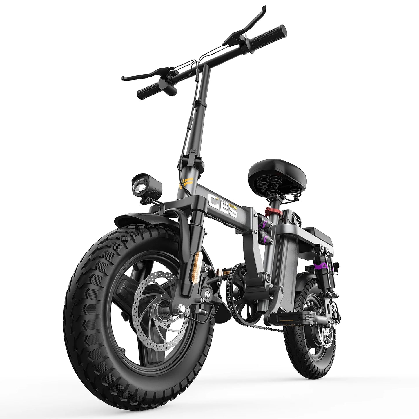 UPlee GE5 Adults Electric Bike 750W Peak Motor 48V 15AH Removable Battery Electric Bicycle 14 Inch Folding Urban leisure e bike