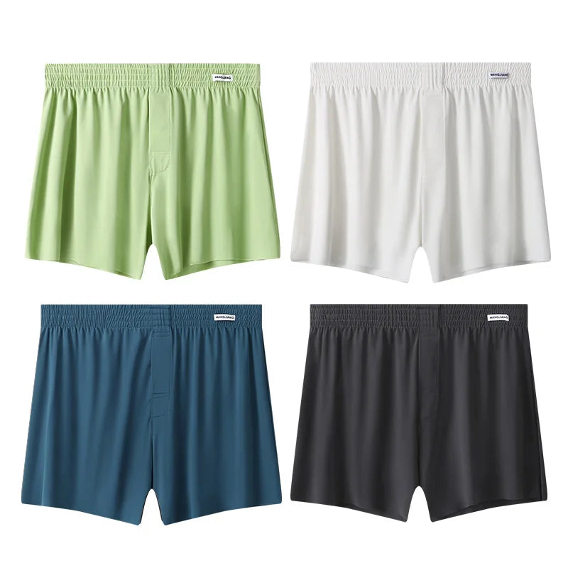 Men Arrow Shorts Ice Silk Underwear Sleepwear Boxers Shorts.