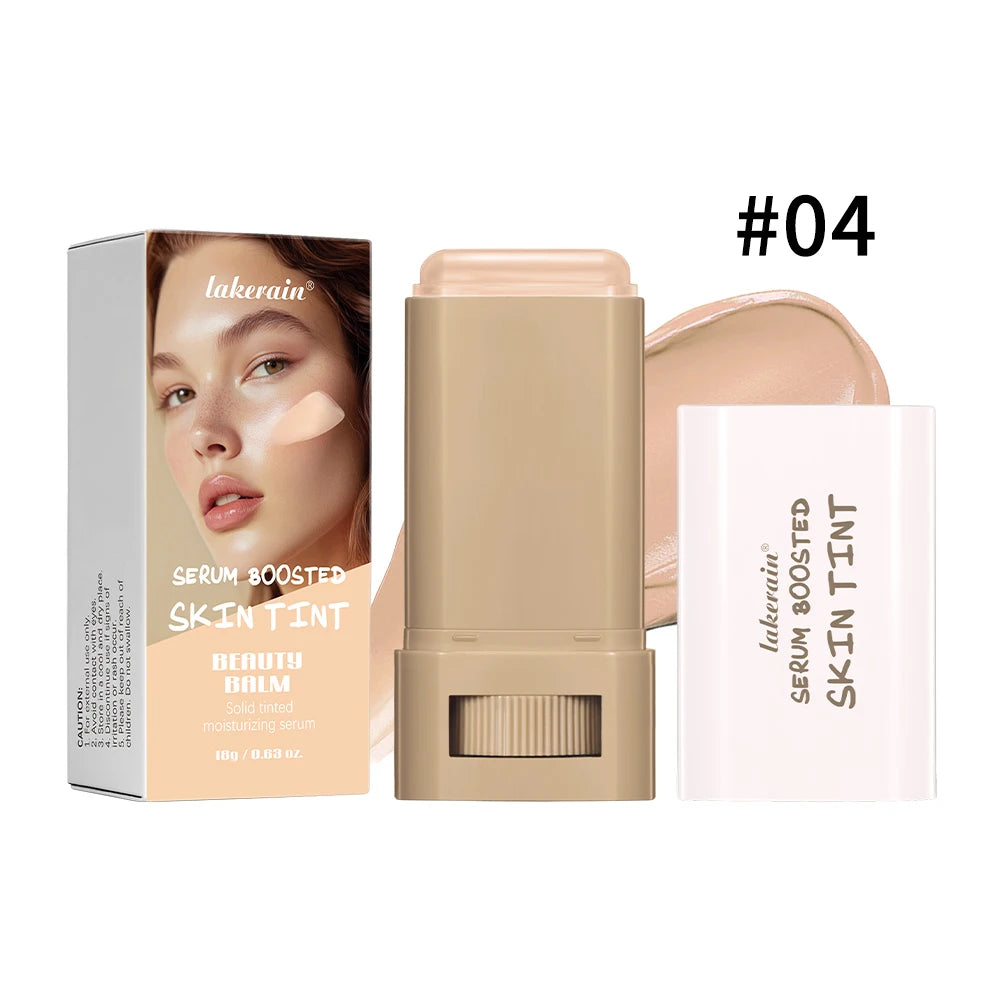 Skin Tint Foundation Stick, Eraser Concealer Foundation Stick Serum Boosted Smooth Plumper Hight Coverage .