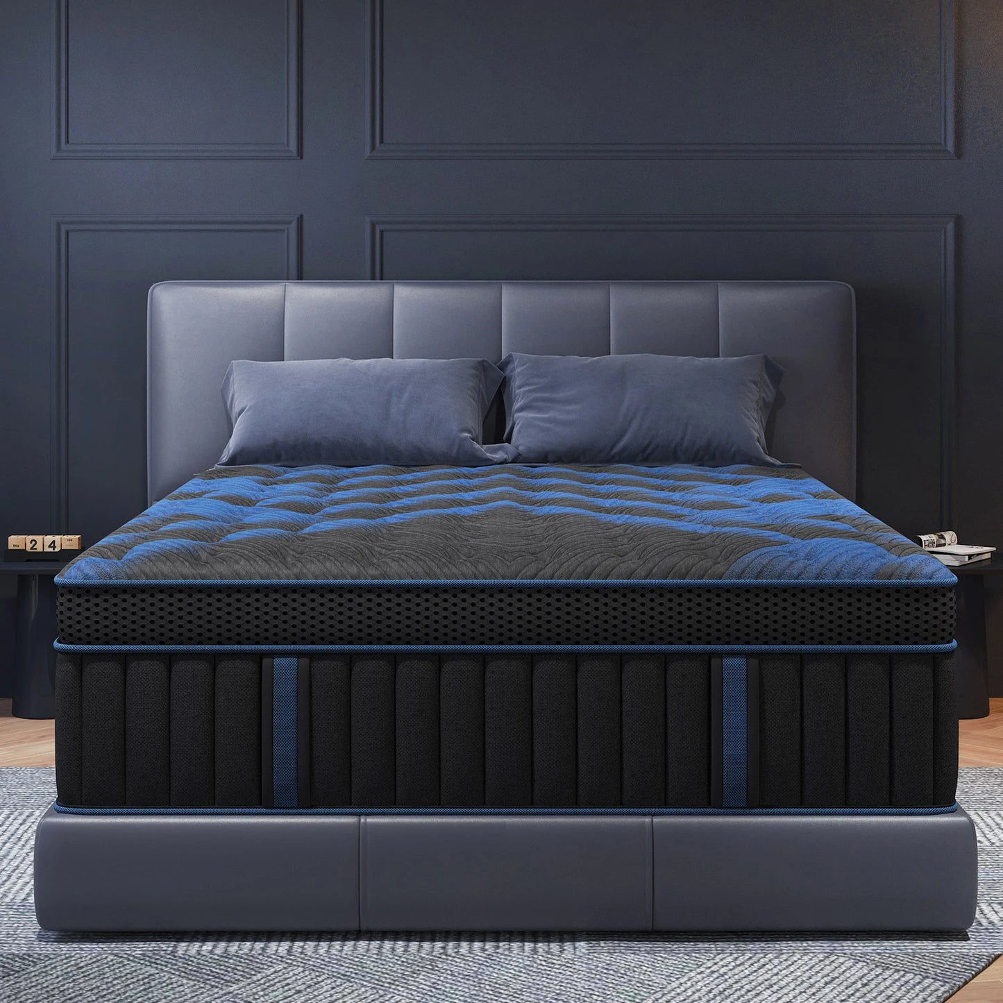 12"Gel Memory Foam Hybrid Pocket Spring Mattress Twin, Full, Queen, King Bed Mattress In A Box.