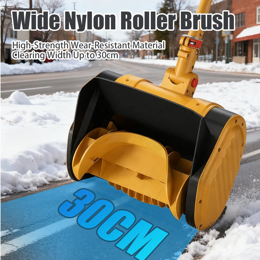1200W Electric Battery-Powered Snow Blower, High Power Portable Clearing Machine.