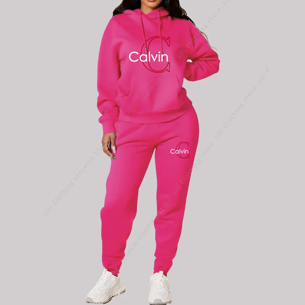 2025 New Ladies Aesthetic Designer Clothes, Trend Sportswear, Hoodies, Sweatpants, 2 piece Outfits.