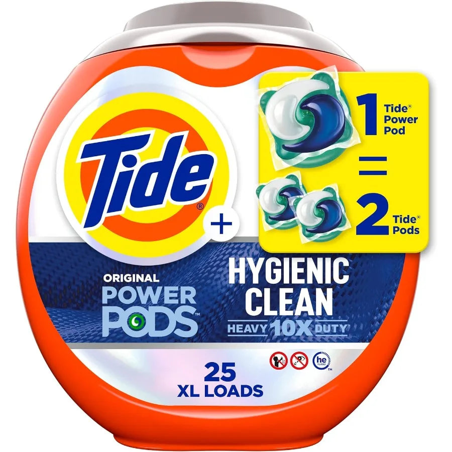 Strong 10x Laundry Detergent 25ct | Removes Visible & Invisible Stains, Original Scent.