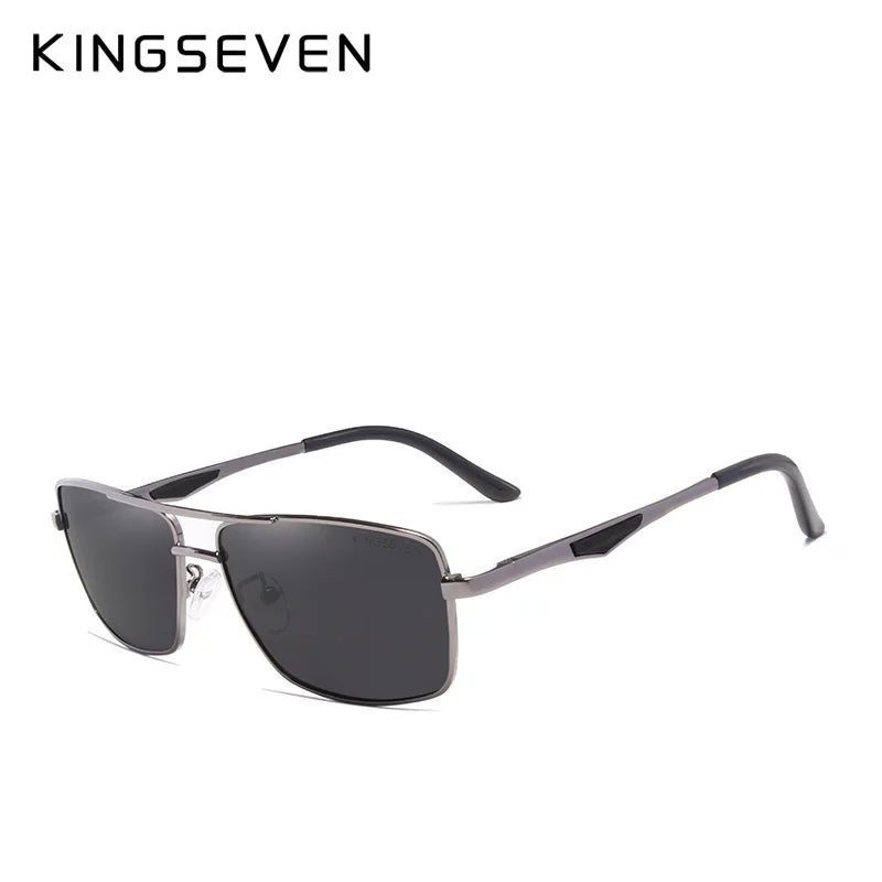 Designer Polarized Sunglasses For Driving, Men Square Sun Glasses For Men Fashion Travel Eyewear.