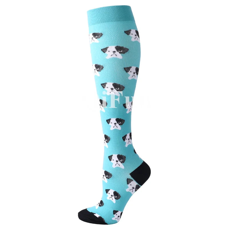Men & Women New Compression Socks, Sports Socks ,Medical, Nursing, Edema, Diabetes, Varicose Veins ,Flight Travel Cycling Socks.