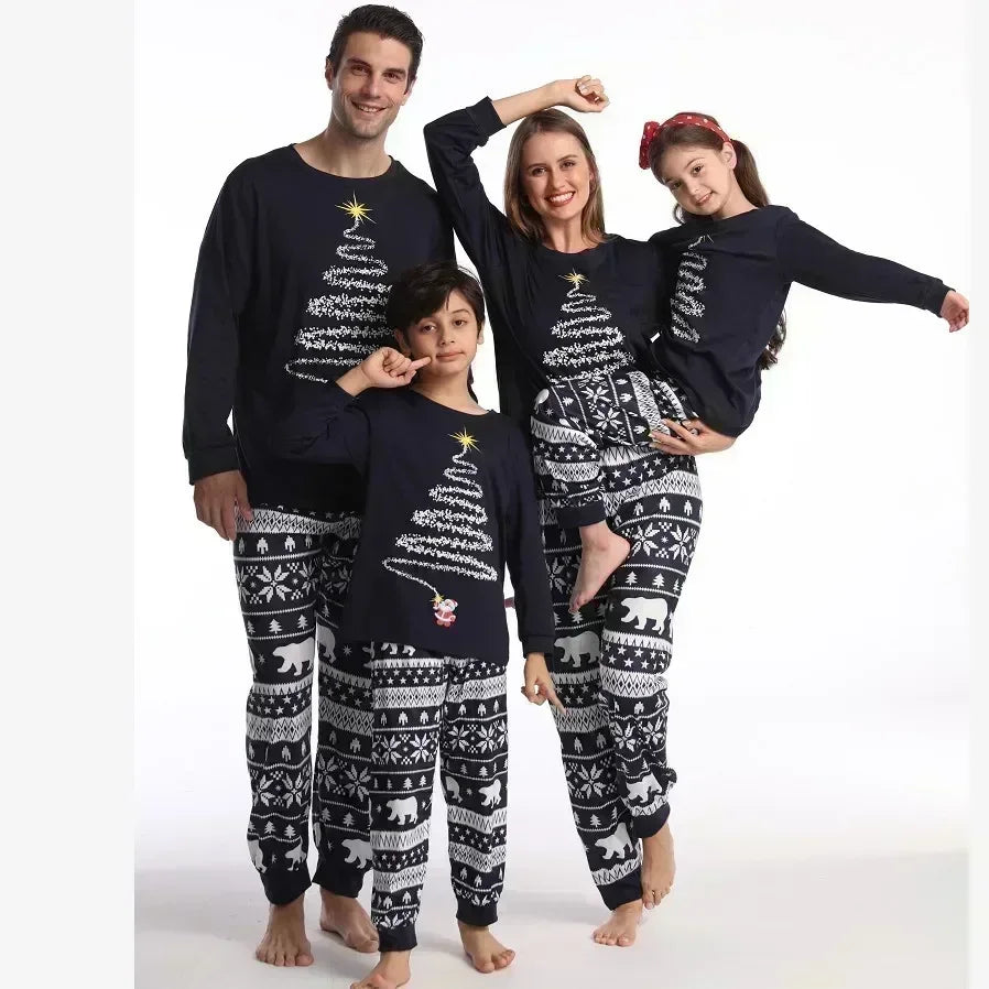 Christmas Look Pajamas Set Mom, Dad, Kids Matching Pajamas Set